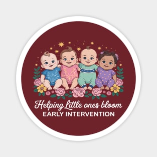 Helping Little Ones Bloom Babies Flower Early Intervention Magnet